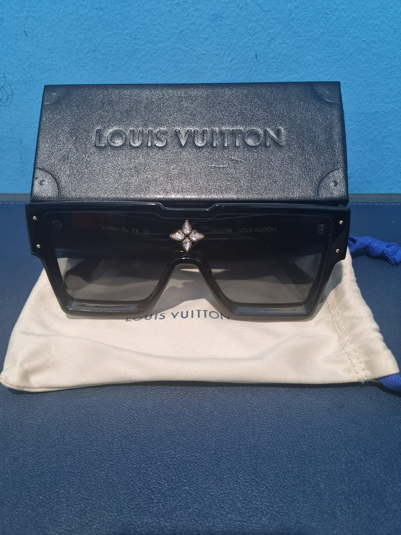 Louis Vuitton Cyclone Sunglasses LV Authentic Z1578W, Men's