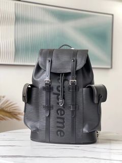 Supreme lv backpack black best sale