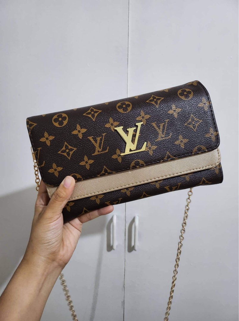 LV Double Flap Sling Wallet, Women's Fashion, Bags & Wallets