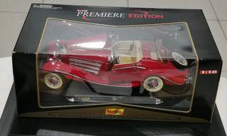 Maisto Scale Model 1:18 
1936 Vintage Car Mercedes-Benz 500 K TYP Special-Roadster Alloy