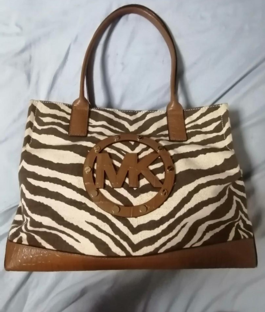 Michael kors zebra, Women's Fashion, Bags & Wallets, Shoulder Bags on Carousell