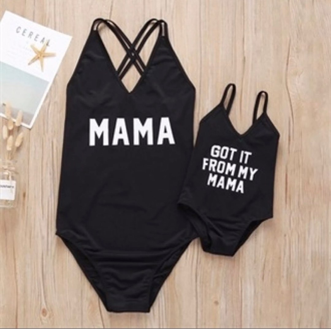 Mother & Daughter swimsuit, Women's Fashion, Swimwear, Bikinis ...
