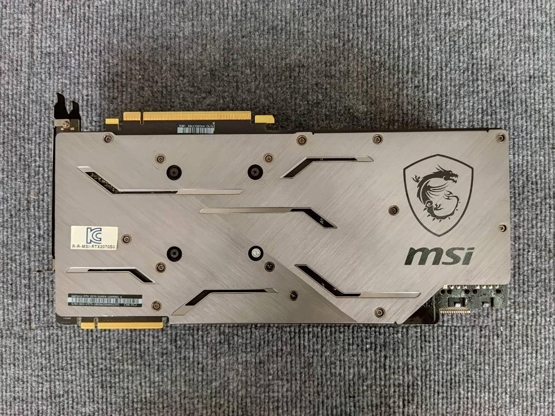 MSI GEFORCE RTX 2070 SUPER GAMING X (2ND HAND), Computers & Tech, Parts ...
