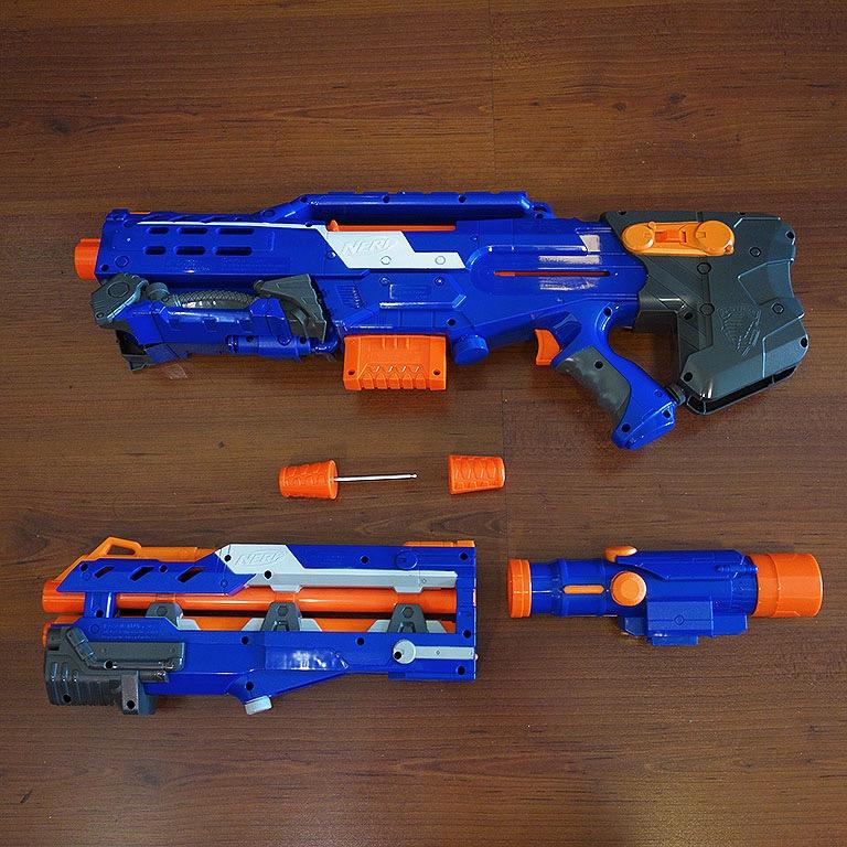 Nerf Longstrike sniper, Hobbies & Toys, Toys & Games on Carousell