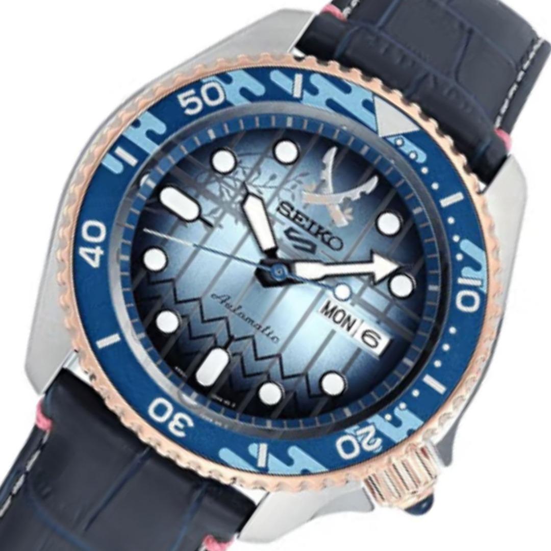 NEW Seiko Demon Slayer SRPJ26K1 SRPJ26 Hashibira Inosuke Blue Leather  Limited Edition Watch, Men's Fashion, Watches & Accessories, Watches on  Carousell