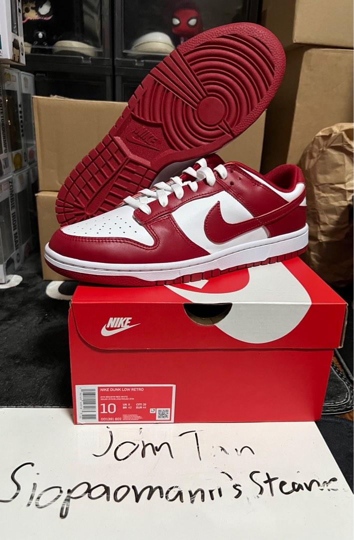 nike dunk size 10