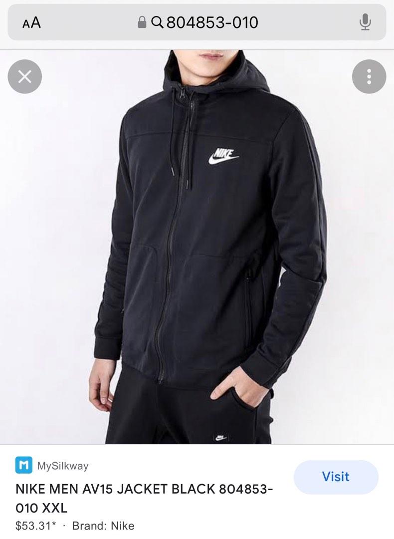 black nike winter jacket