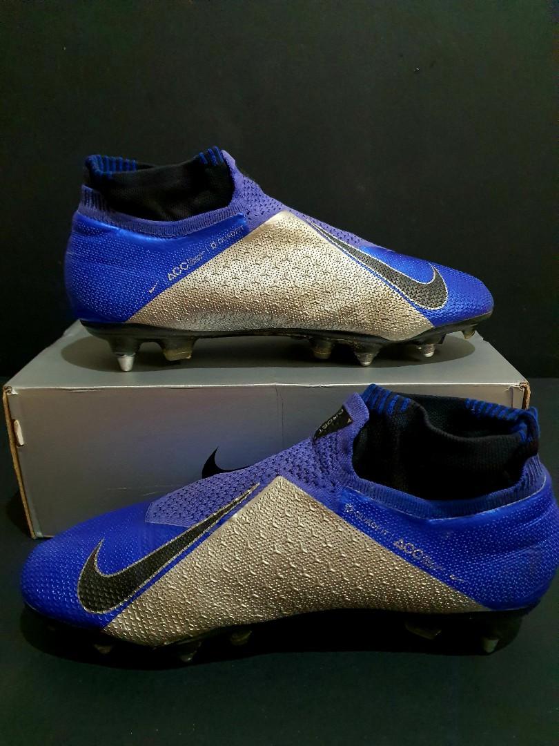 Nike Phantom Vision Elite Blue Silver Black Sergio Ramos Men s