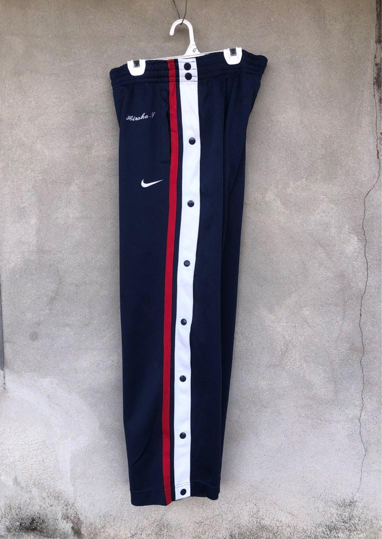 Nike track 2025 pants with buttons