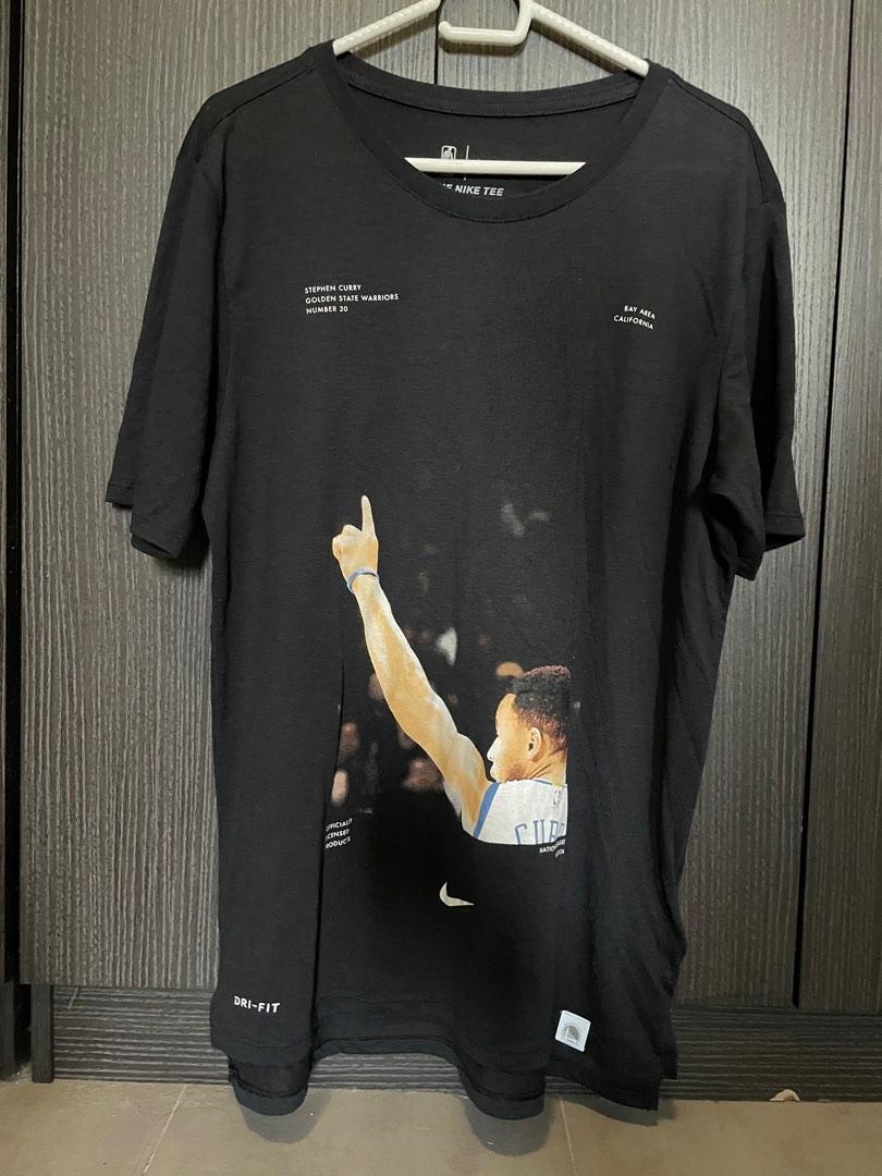 Nike T shirt Stephen Curry Black Men s Fashion Tops Sets