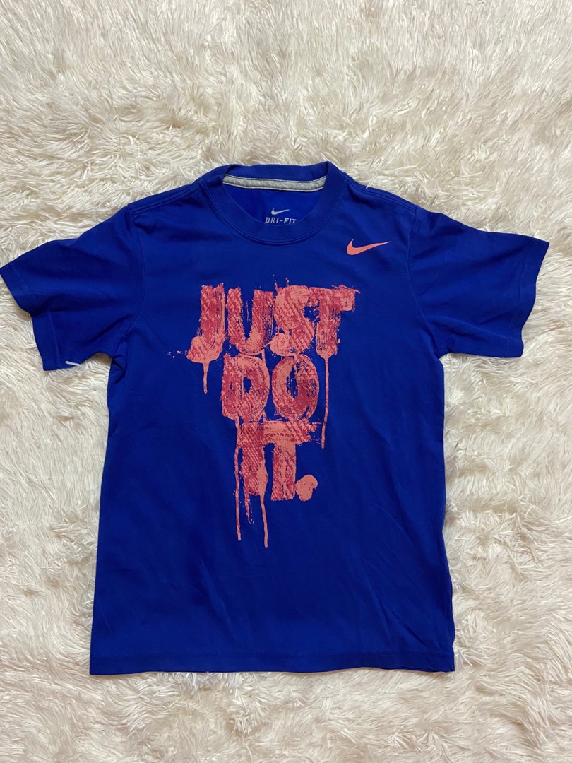Nike Unisex Just Do It Shirt, Women's Fashion, Activewear on Carousell