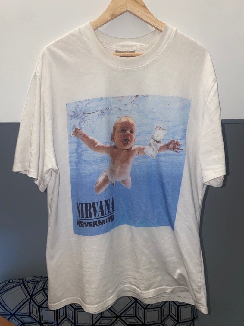 Nirvana Nevermind Band Tee, Men's Fashion, Tops & Sets, Tshirts