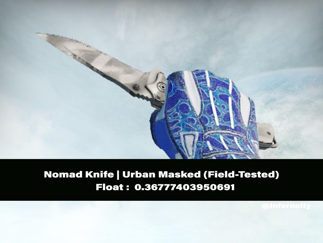 Nomad Knife Urban Masked FT CSGO SKINS KNIVES, Video Gaming, Gaming ...