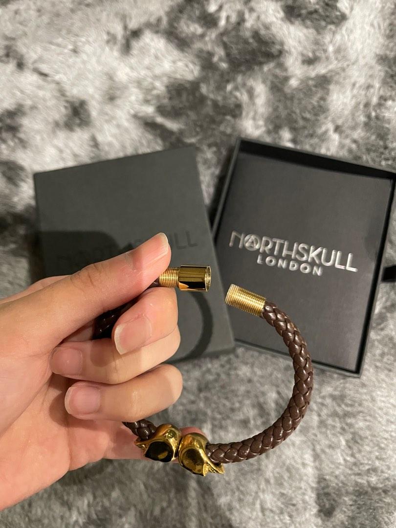 (Men) NorthSkull Twin Skull Bracelet, Luxury, Accessories on Carousell