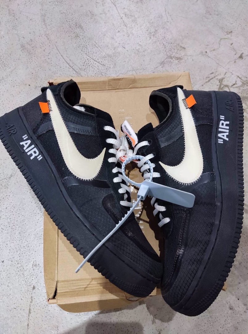 Air force 1 online off white black laces