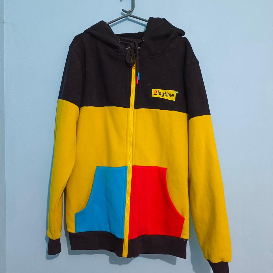Color block zip top up jacket