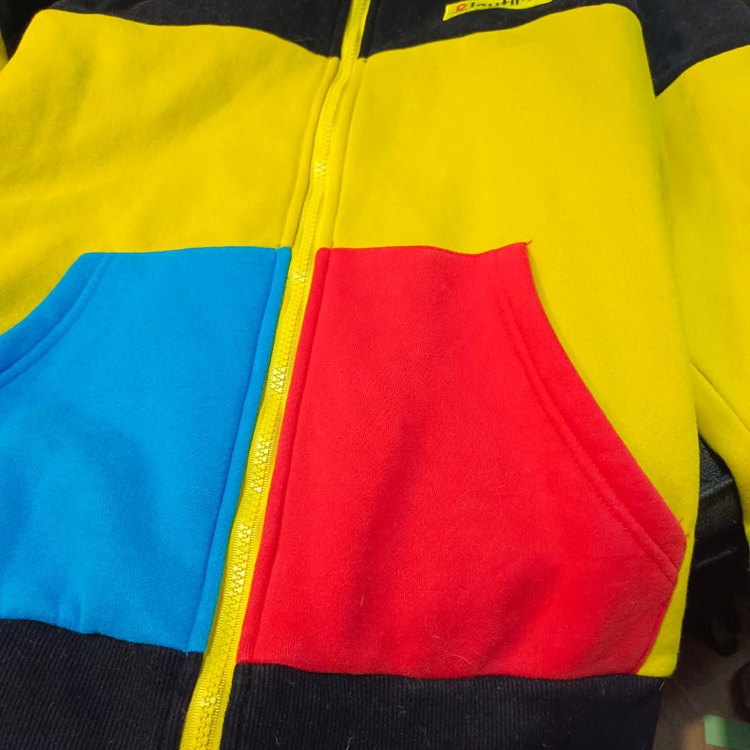 Official Poppy Playtime Layer Color Block Zip Up Hoodie Jacket, Men's ...