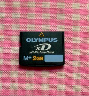 2gb Olympus XD card for digital camera's