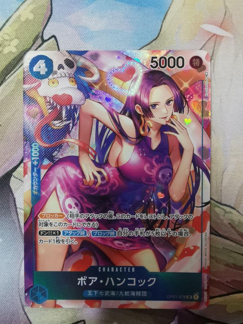 One Piece Tcg Boa Hancock Alternate Art Hobbies And Toys Toys And Games On Carousell 