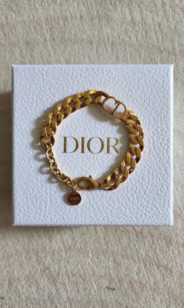 Christian dior bracelet gold online