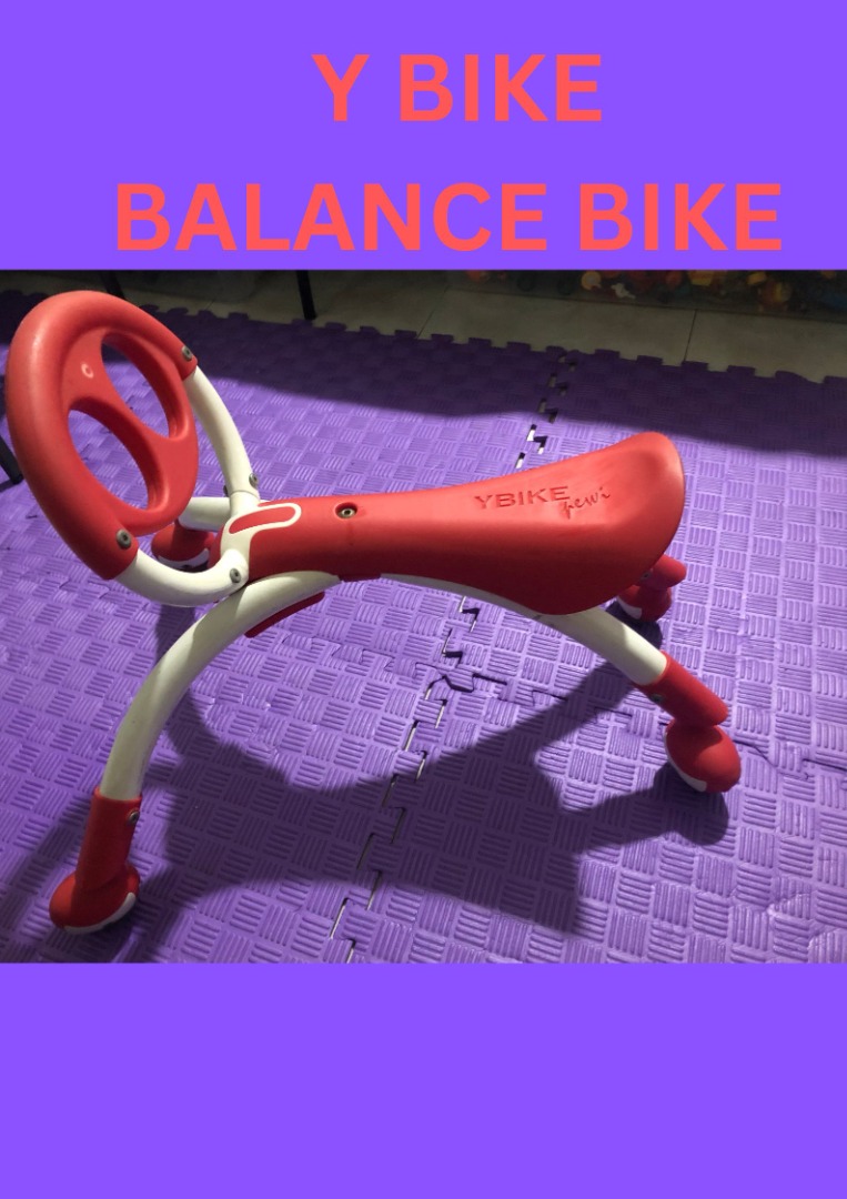Original Y Bike/ Balance Bike for Toddlers, Babies & Kids, Going Out