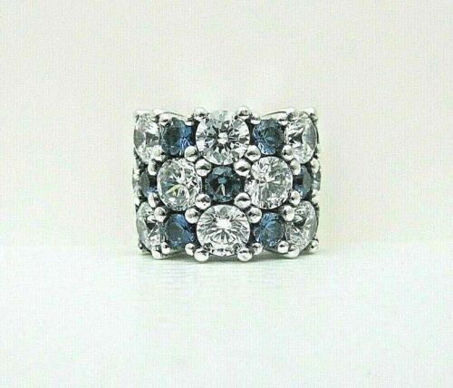 Pandora authentic Sales Blue and Clear Sparkle Charm, Women's