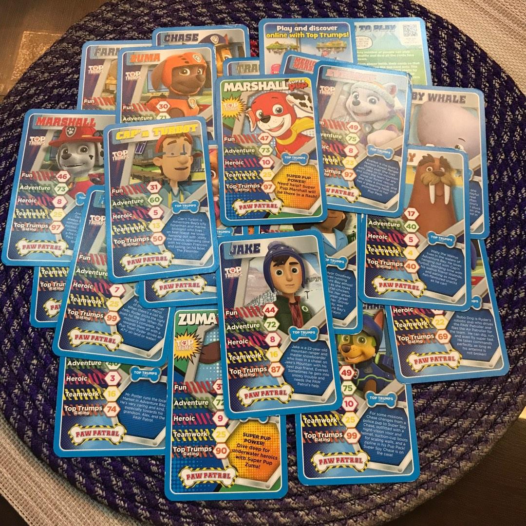 PAW Patrol Cards, Hobbies & Toys, Toys & Games on Carousell