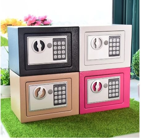 Portable Digital Security Safe Box Fireproof Wall Mount Safety Storage ...