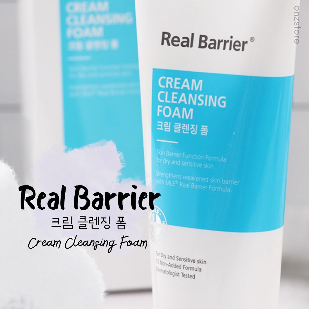 Preorder) 🇰🇷 Real Barrier Cream Cleansing Foam, 美容＆化妝品