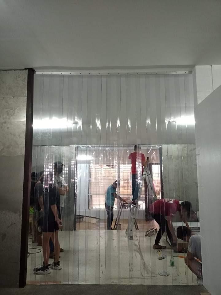 PVC STRIP PLASTIC CURTAIN, Furniture & Home Living, Home Decor ...