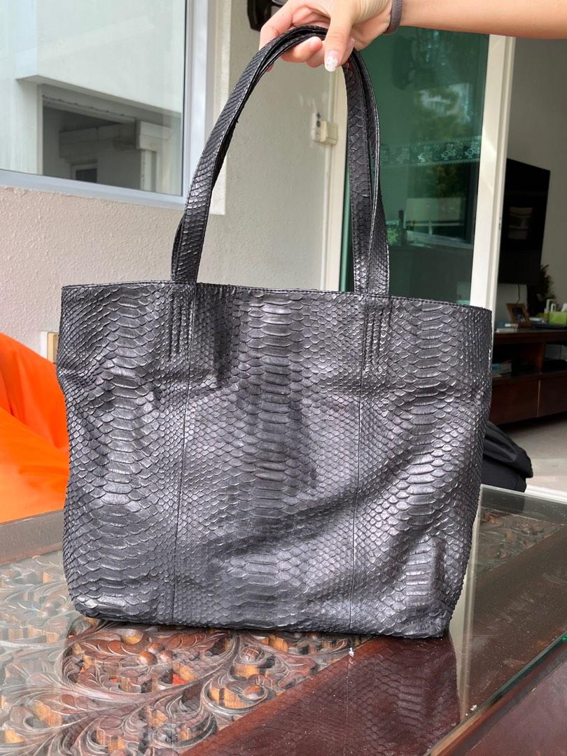 Python tote bag outlet