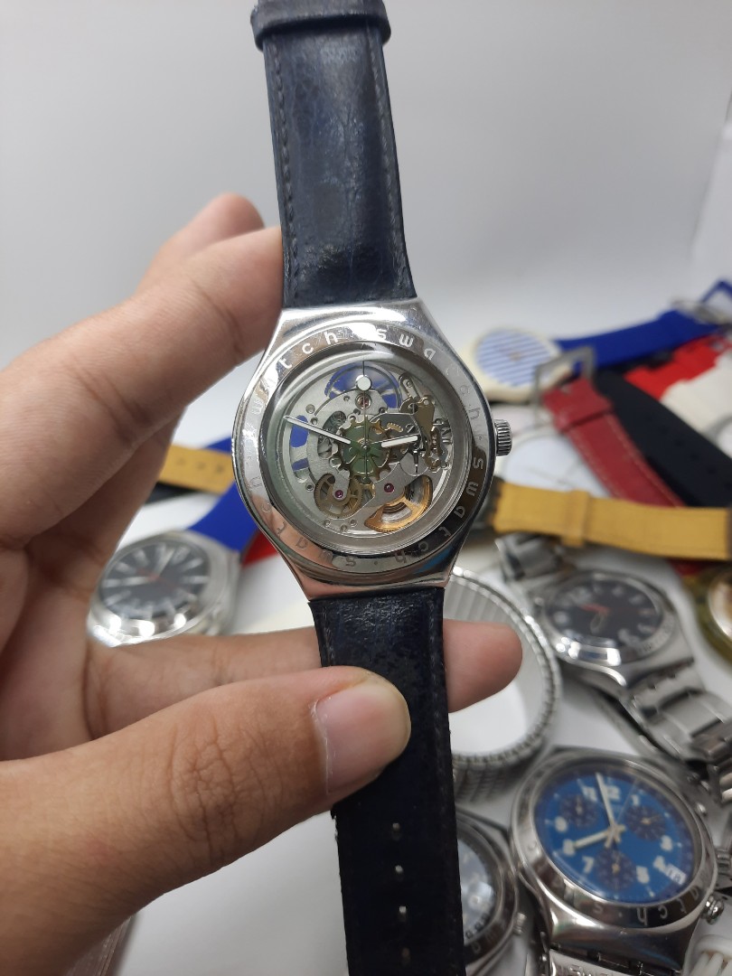 Swatch irony sales automatic watch