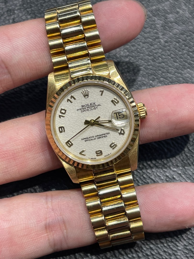 rolex oyster perpetual datejust full gold