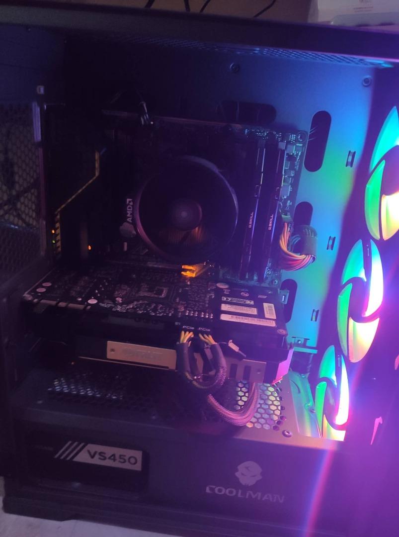 Ryzen 3 3100 Asus TUF B350M Plus GTX 970 4GB 16GB ram 240GB 500GB