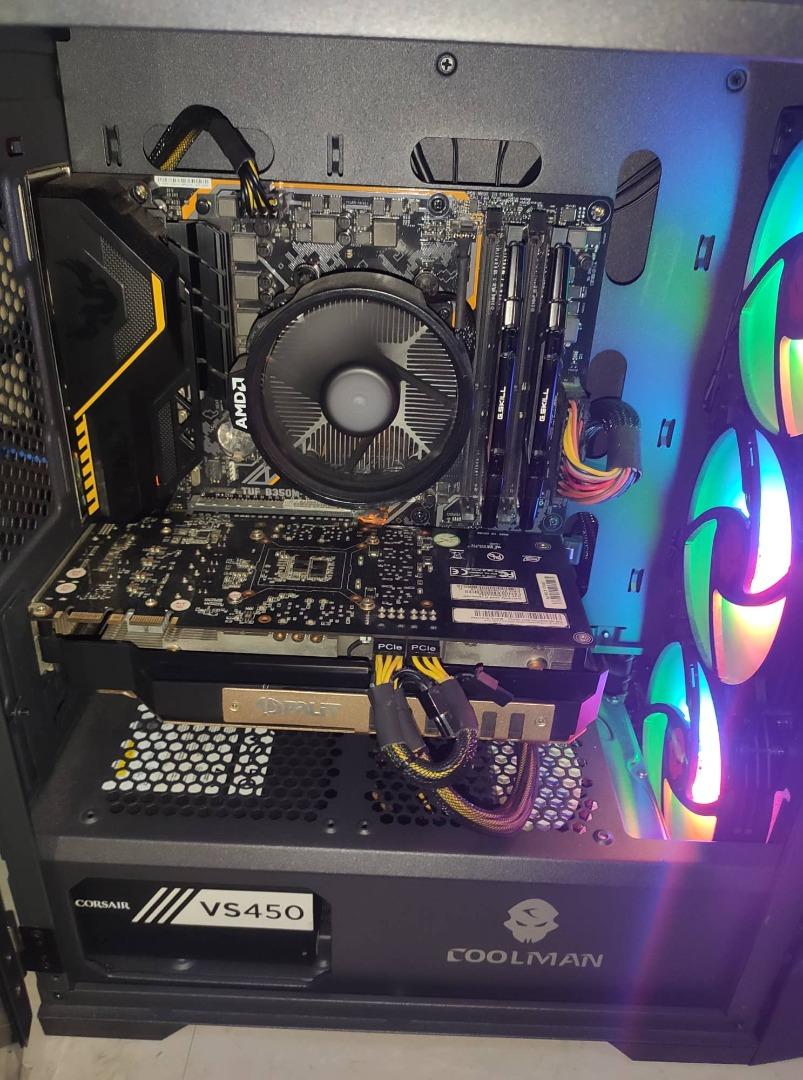 Ryzen 3 3100 Asus TUF B350M Plus GTX 970 4GB 16GB ram 240GB 500GB