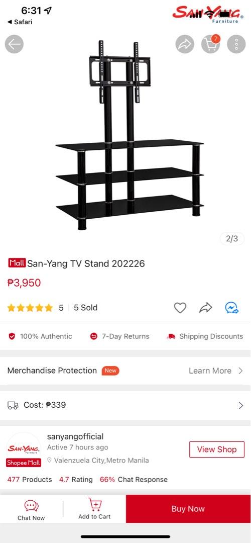 Sanyang TV Stand, TV & Home Appliances, TV & Entertainment, TV Parts ...