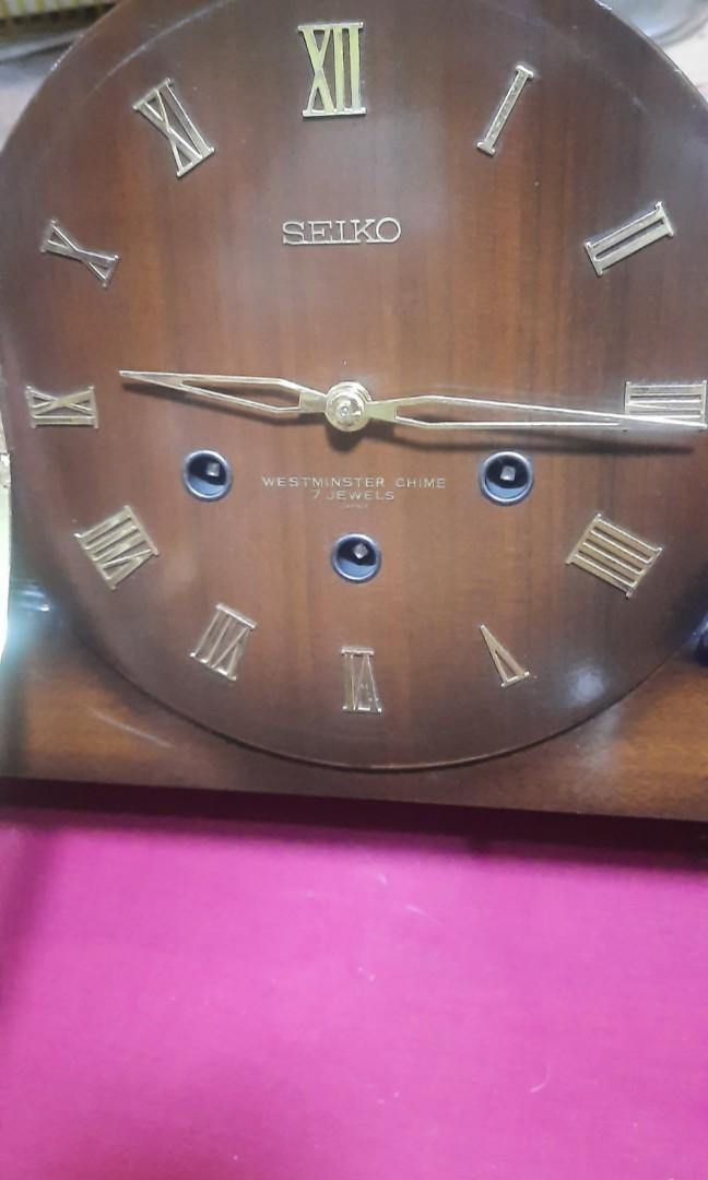 Seiko westminster chime mantel clock, Hobbies & Toys, Memorabilia