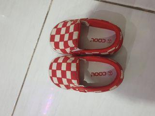 Sepatu Anak Bayi Cool - Merah Putih ukuran 21