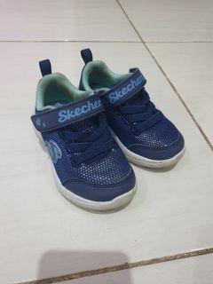 Sepatu Anak Bayi Skechers - Blue ukuran 22
