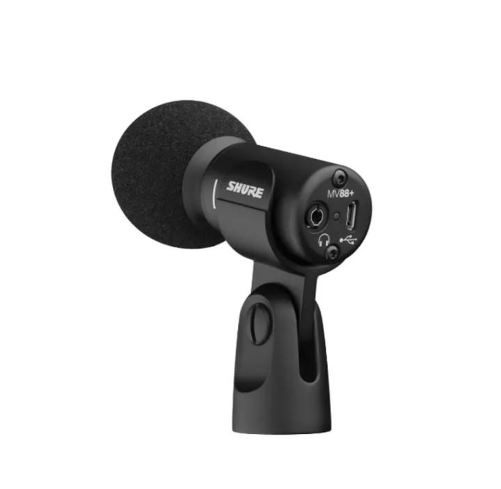Shure MV88+ Microphones Only (Category: Microphones) located in Angeles City. Submitted by vann1998 (Listing ID 1185233714, Image 2). Description: Shure MV88+ Microphones Used for like 30mins only - It was used as a backup Mic during shooting. - With Tripod (No Phone Clamp) - With CCC CRA In-ear Monitors Sale Price: 5,000 Fixed Price..