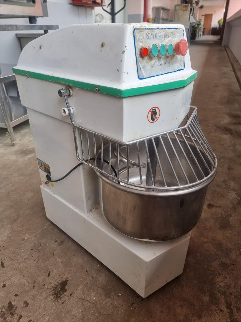 Spiral Mixer 20L DM20G Capacity 6KG c/w Sneeze guard Stainless steel