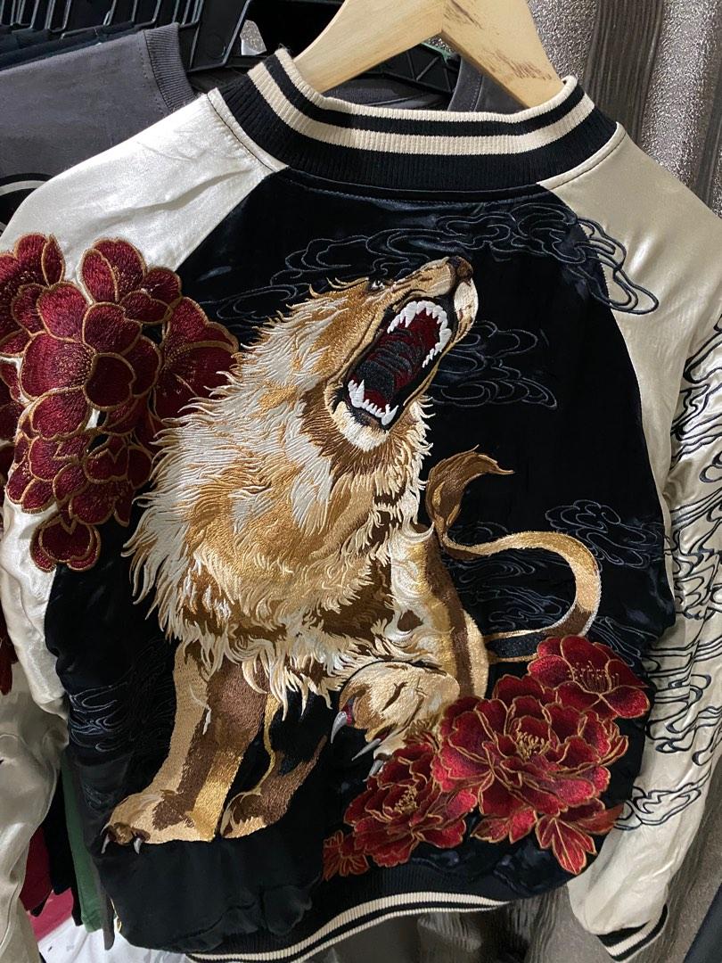 Gucci shop lion jacket