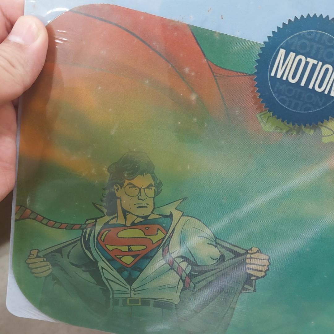 Motion Mouse Pad Superman 1996 Vintage Motion Mouse Pad, Hobbies & Toys, Memorabilia ...