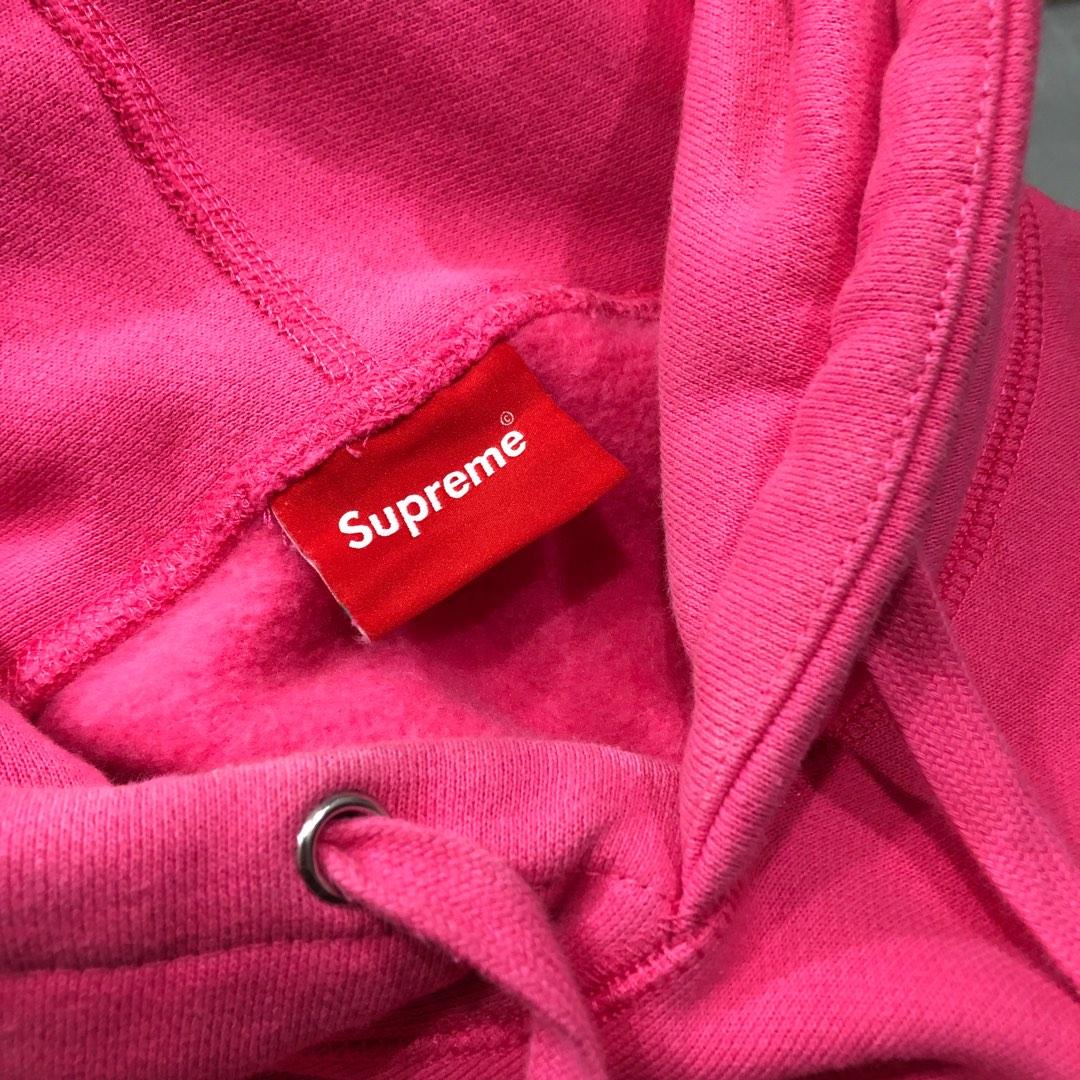 Supreme Box Logo Hooded Sweatshirt 'Magenta