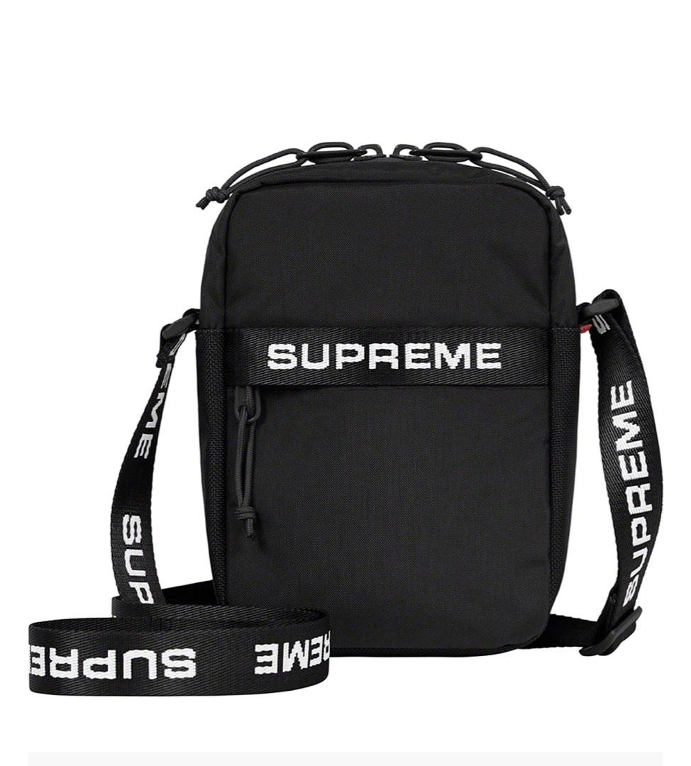 Supreme FW22 Shoulder Bag- Black, 男裝, 袋, 腰袋、手提袋、小袋