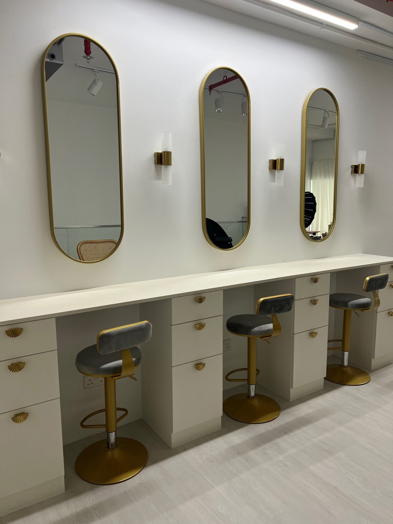 Tall Gold Mirror, Furniture & Home Living, Home Decor, Mirrors on Carousell