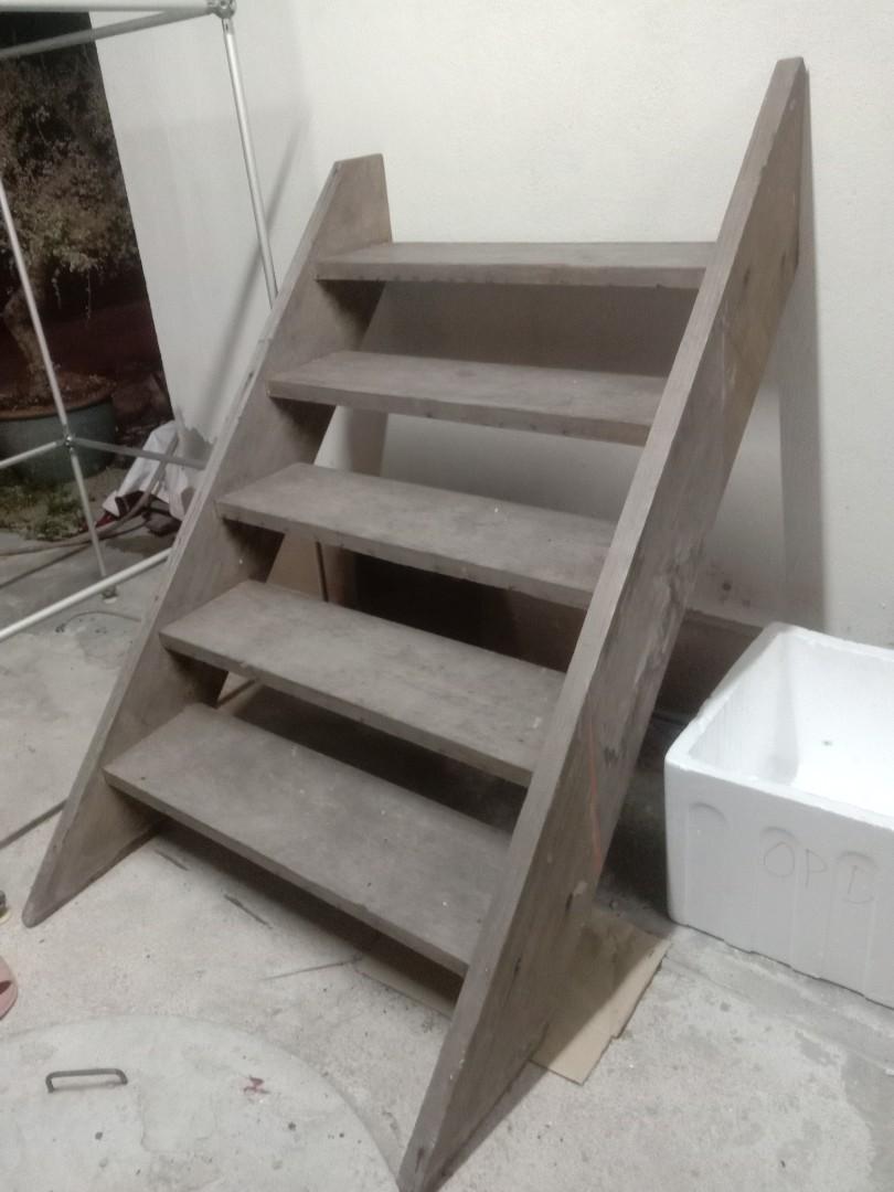 Tangga kayu cengal, Furniture & Home Living, Furniture, Shelves
