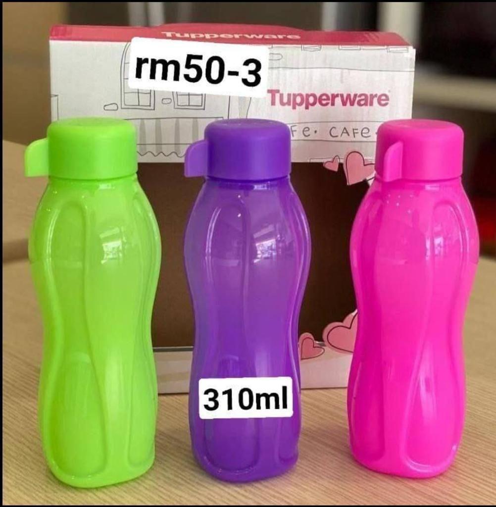 Tupperware Striking Colour Bottle 310ml, Furniture & Home Living, Kitchenware & Tableware, Water
