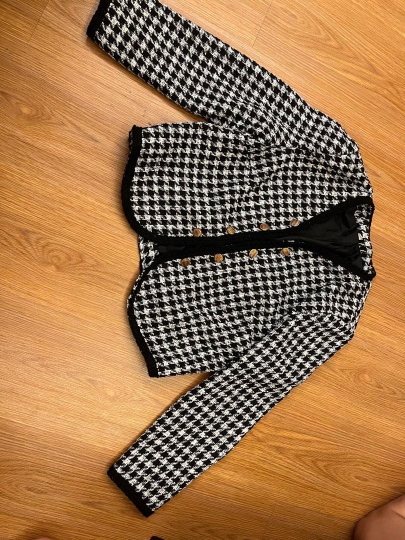 Tweed Coat, Women's Fashion, Coats, Jackets and Outerwear on Carousell