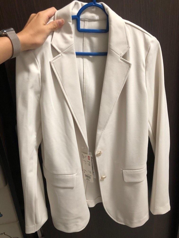 Uniqlo top white blazer
